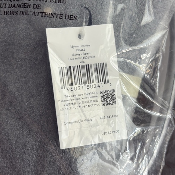 NWT Kate Spade Lady And The Tramp Mini Tote - Picture 5 of 5